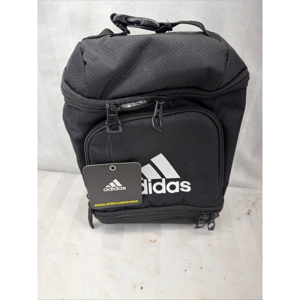 adidas Santiago 2 Lunch Bag Unisex, BLACK/WHITE/3 Stripes, Insulated